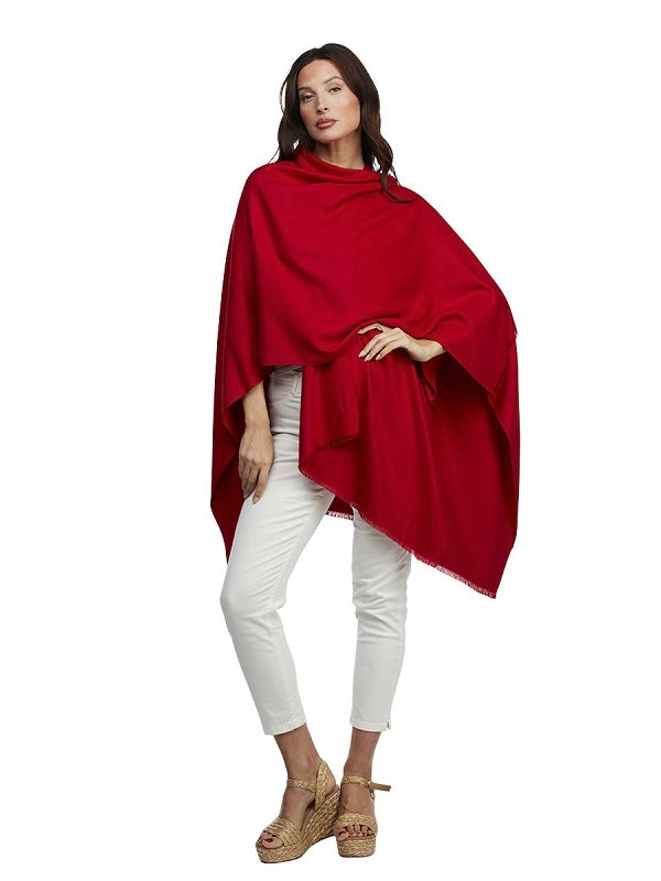 Ponchoschal Davos, in vielen Farben