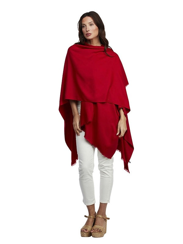 Ponchoschal Davos, in vielen Farben