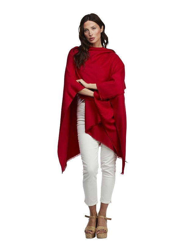 Ponchoschal Davos, in vielen Farben