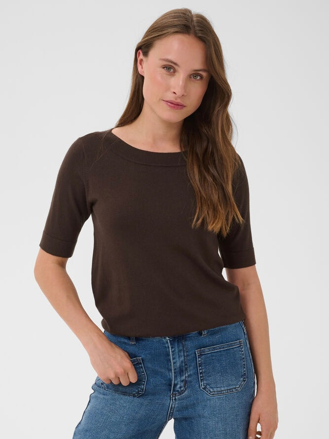 Pullover KAlizza boatneck coffee bean