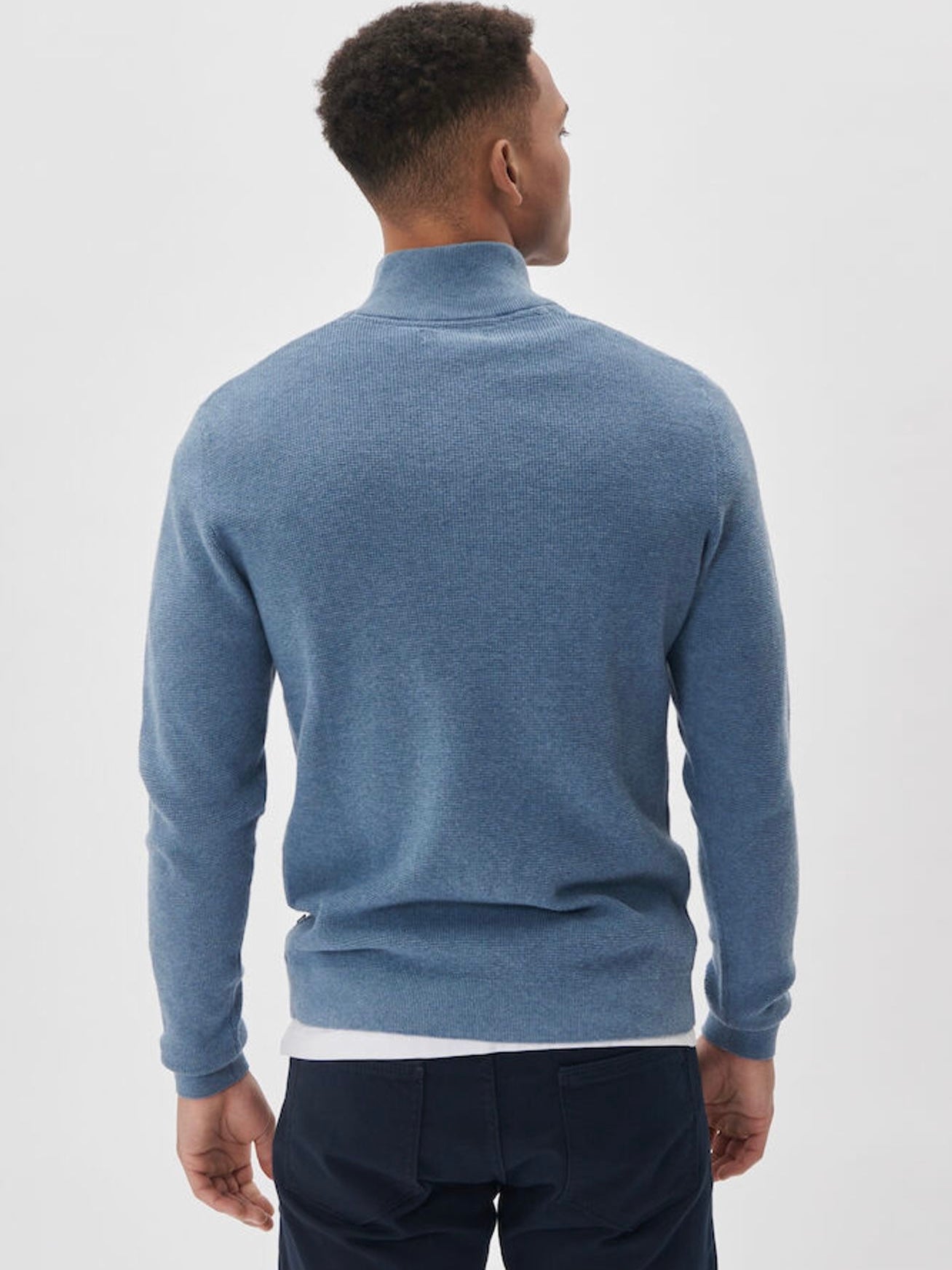 Herren Pullover MAlagoon Z captain's blue melange