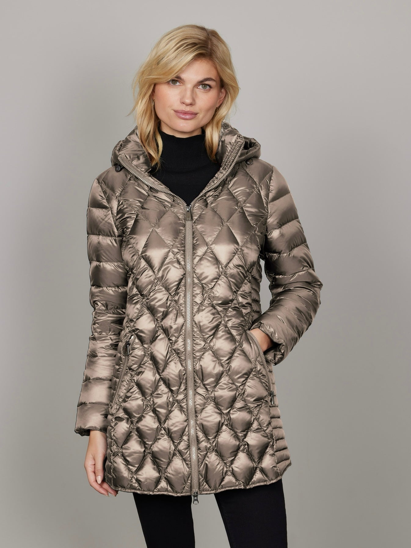 Daunenjacke Mikkeline champagner