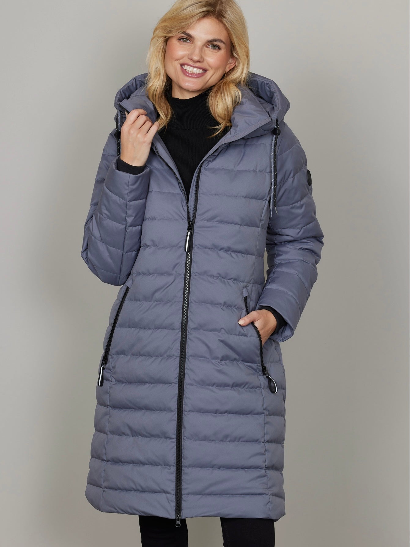 Steppmantel Merete dove blue