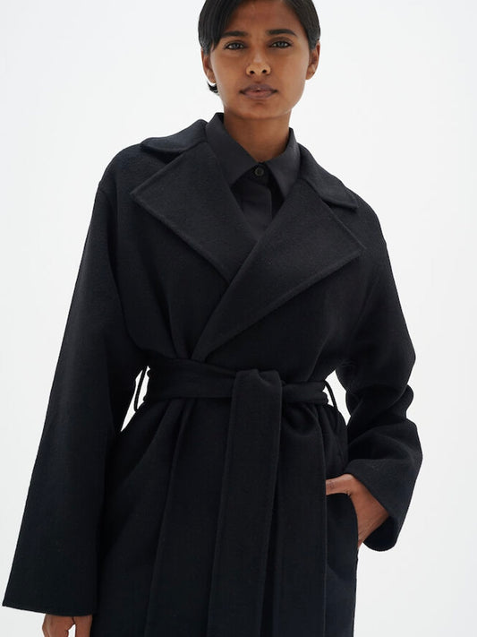 Wollmantel Liuro IW black