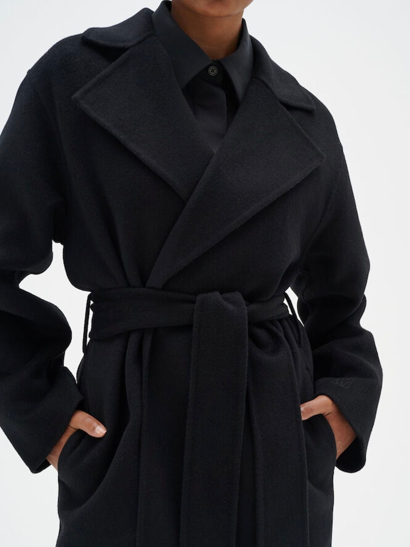 Wollmantel Liuro IW black