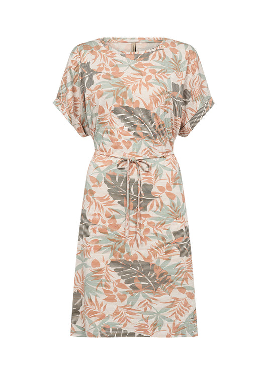 Shirtkleid SC-Galina 41 papaya gemustert