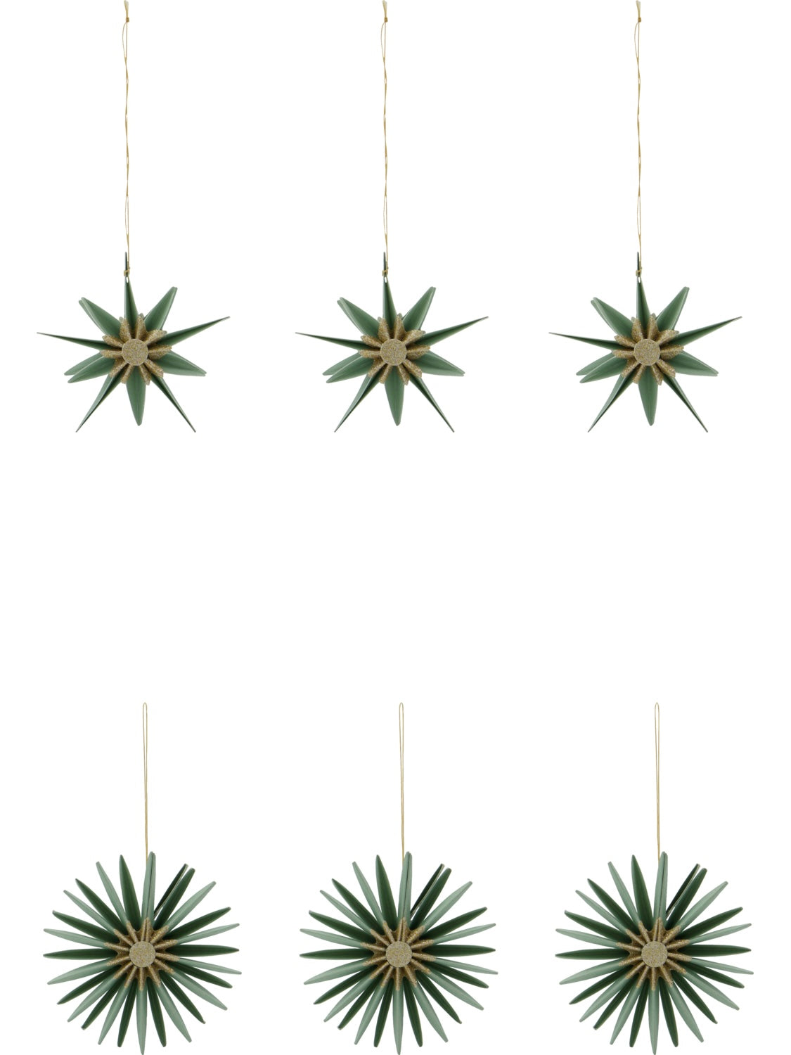 Weihnachtsanhänger HDStari 6er Set grün 8cm