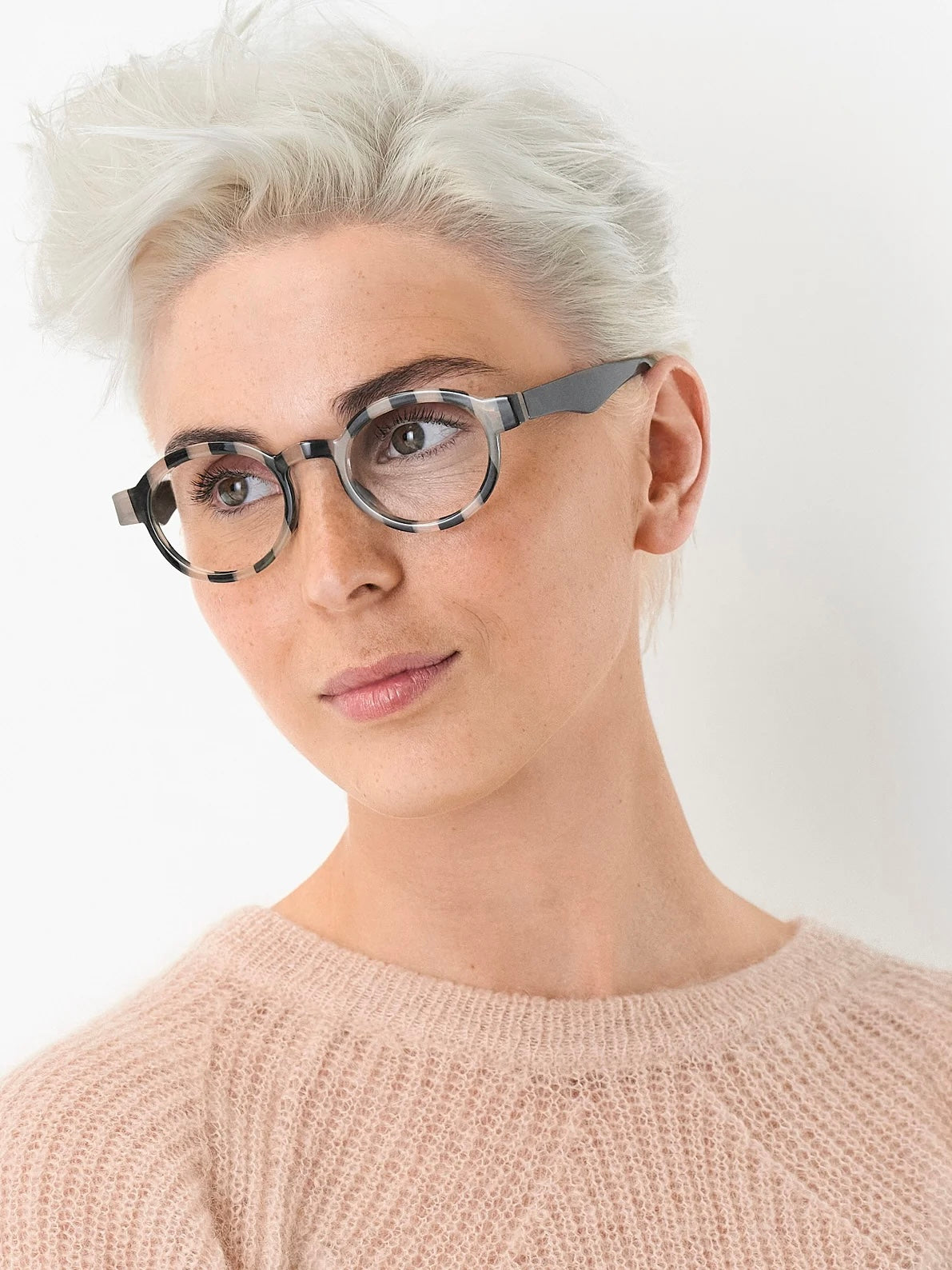 Lesebrille OjeOje K zebra/black, in 4 Stärken