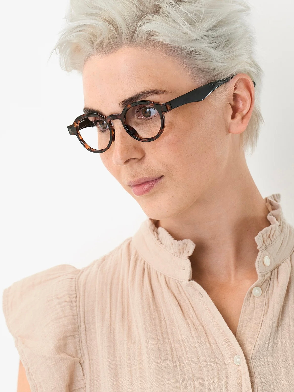 Lesebrille OjeOje K tortoise/black, in 4 Stärken