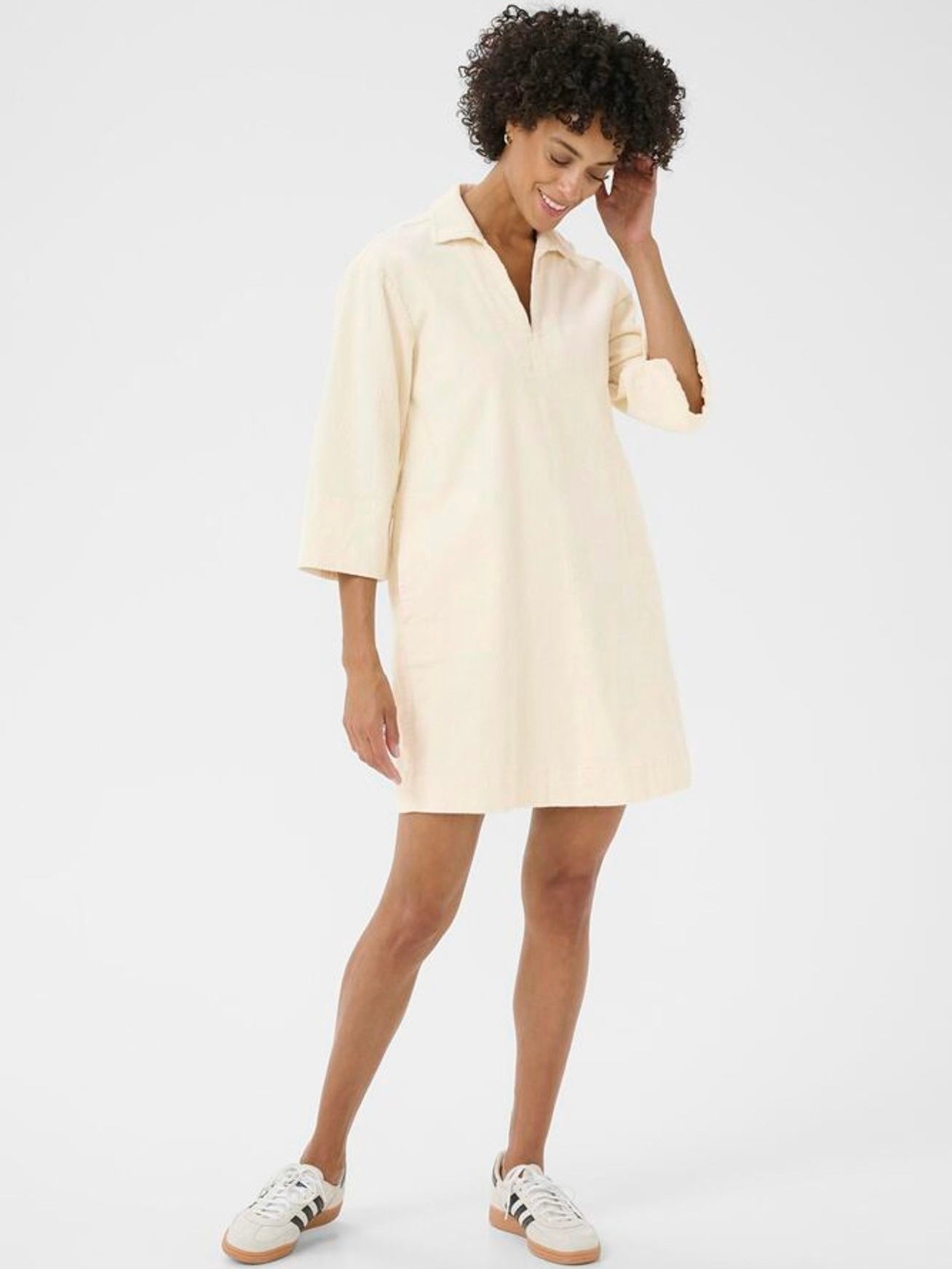 Cordkleid Sharri PW eggnog