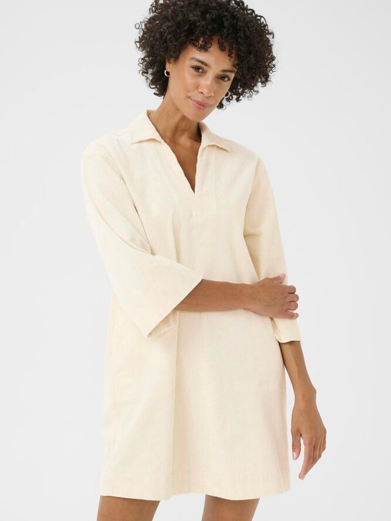 Cordkleid Sharri PW eggnog