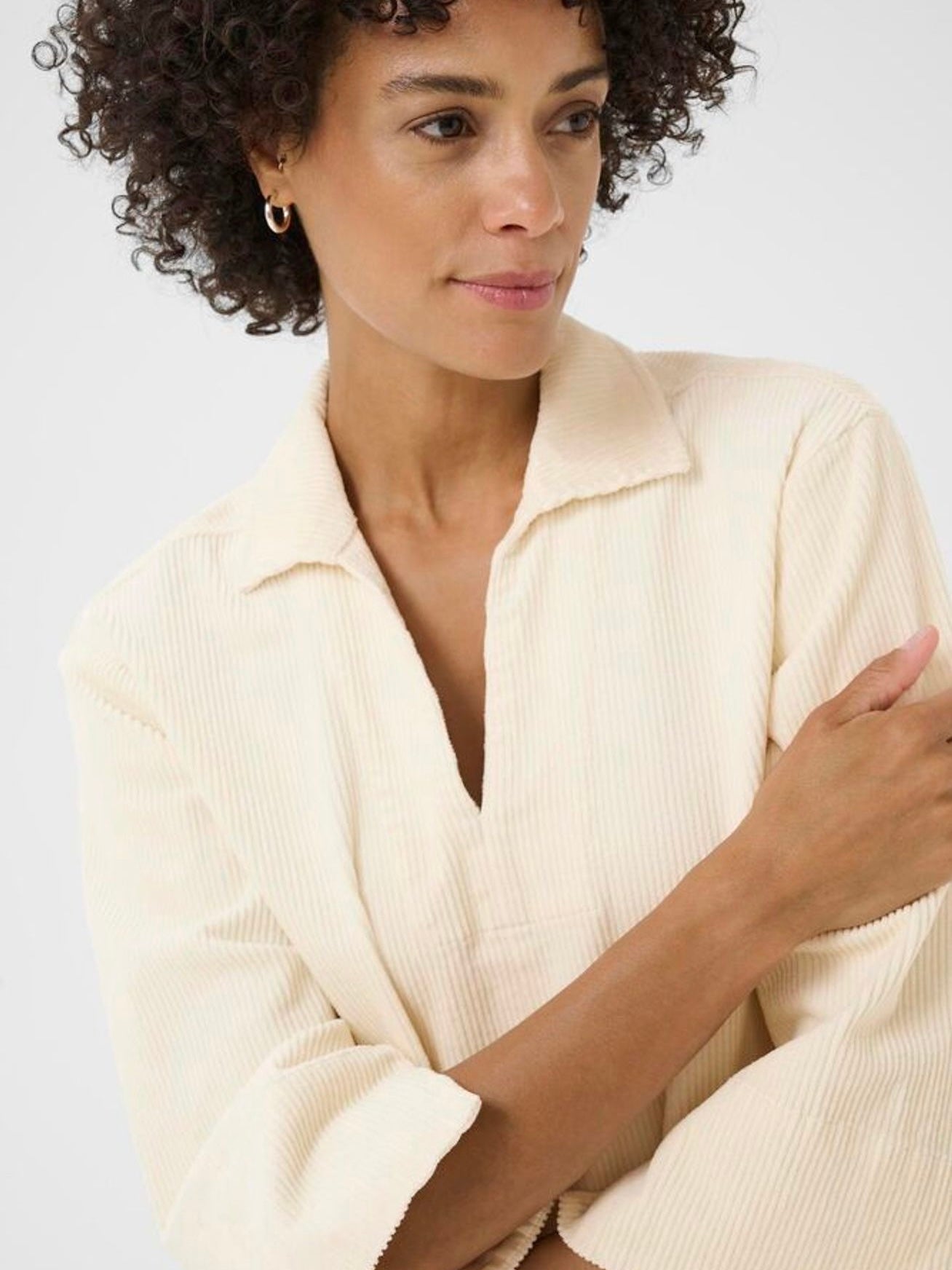 Cordkleid Sharri PW eggnog