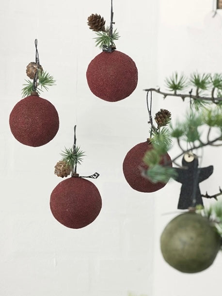 Dekokugel Woodz weinrot