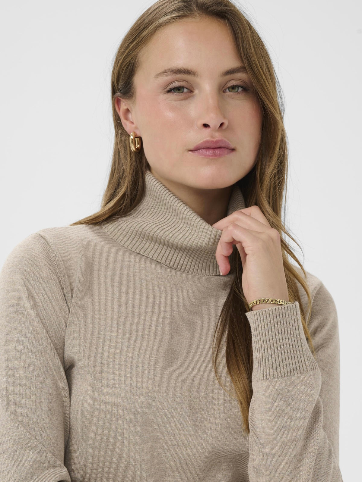 Strickkleid Mila SZ mit Rollkragen, in mehreren Farben