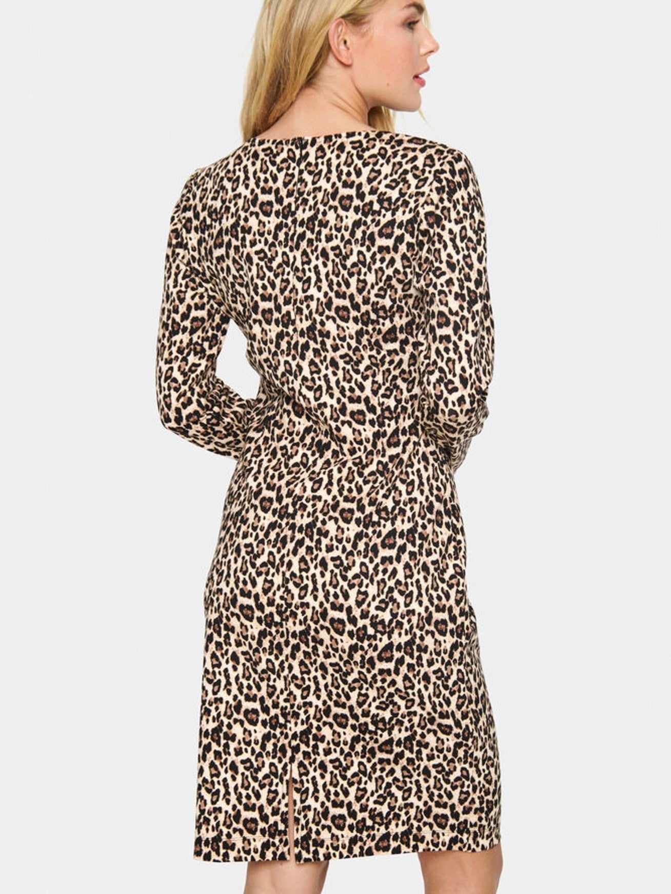 Jerseykleid Gennie SZ brown leo