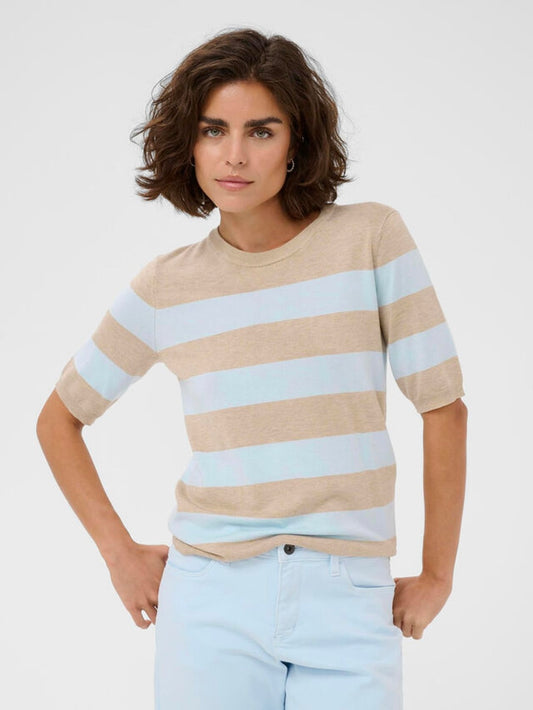 Pullover Lizza KA feather gray/light blue