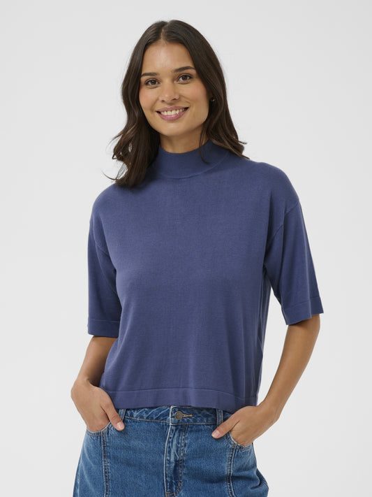 Pullover Lizza KA turtleneck crown blue