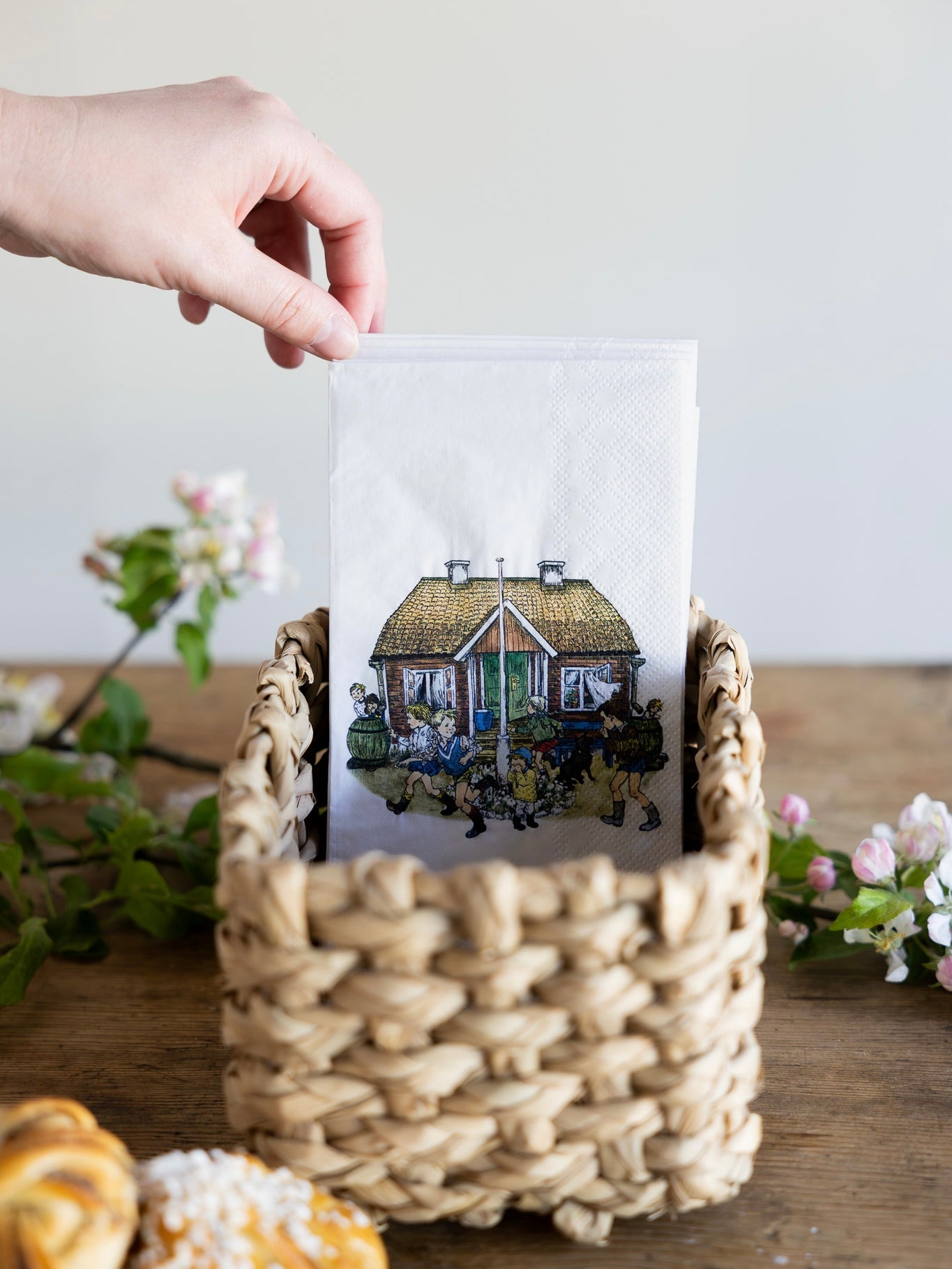 Papierservietten 16er Packung Barnen i Bullerbyn, in 5 Ausführungen