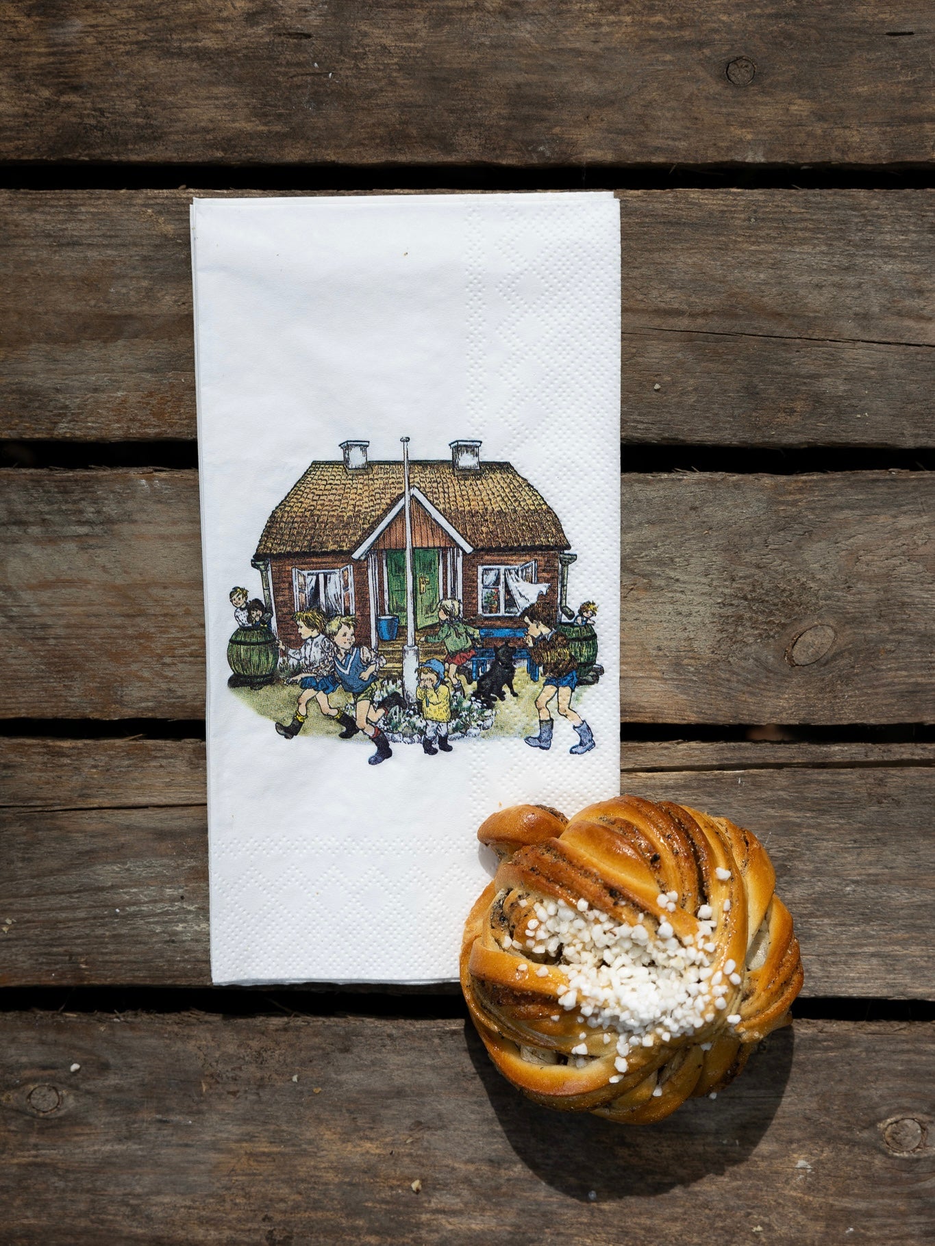 Papierservietten 16er Packung Barnen i Bullerbyn, in 5 Ausführungen