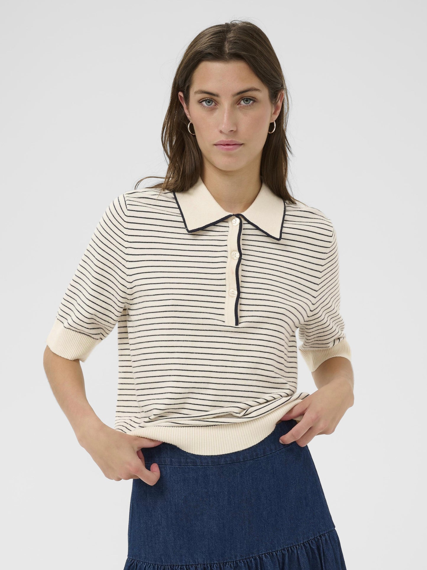 Polopullover Anetti PW after midnight stripe