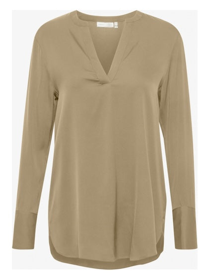 Seidenbluse Liko IW cobblestone