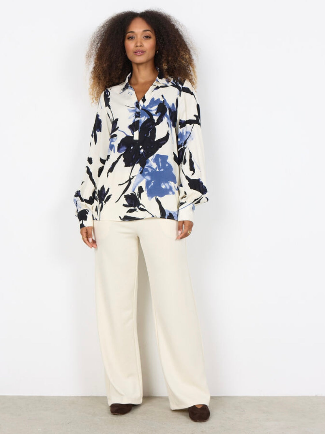 Blusenshirt SC-Bene 2 navy/creme