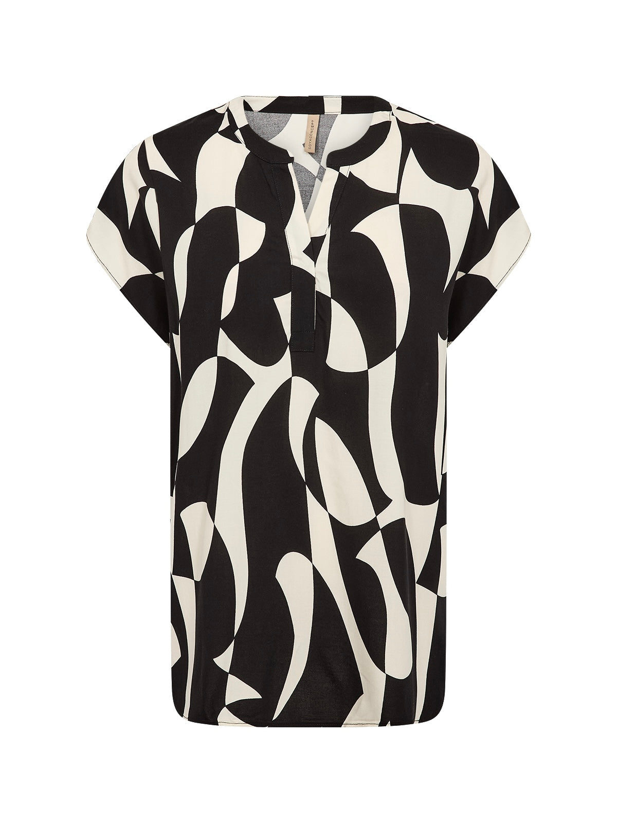 Blusenshirt SC-Chanise 1 schwarz/creme