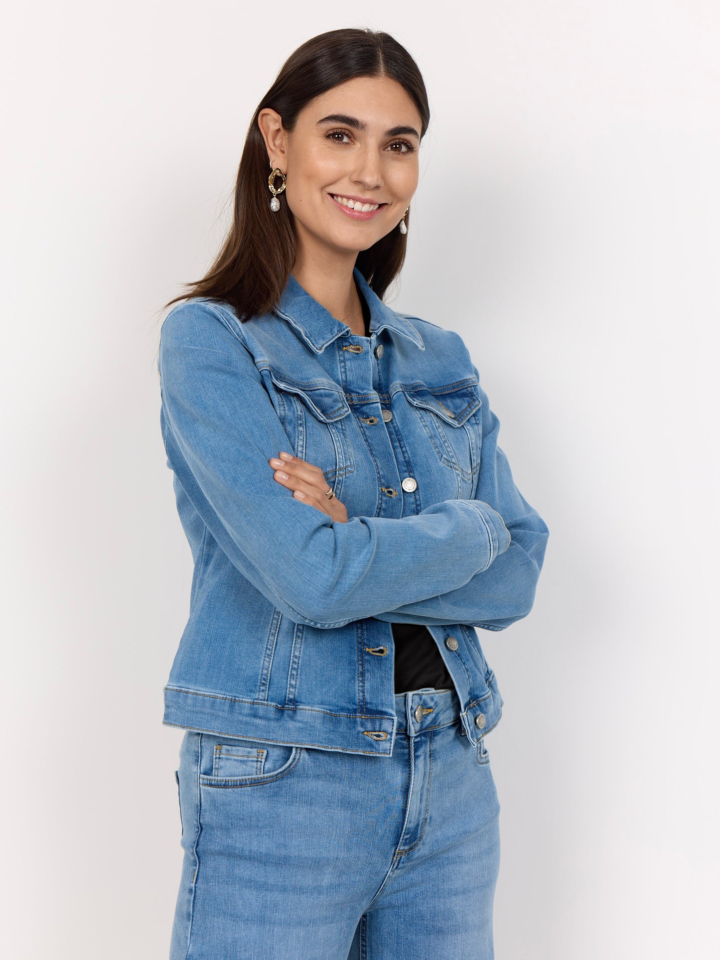 Jeansjacke SC-Kimberly 3 light blue denim