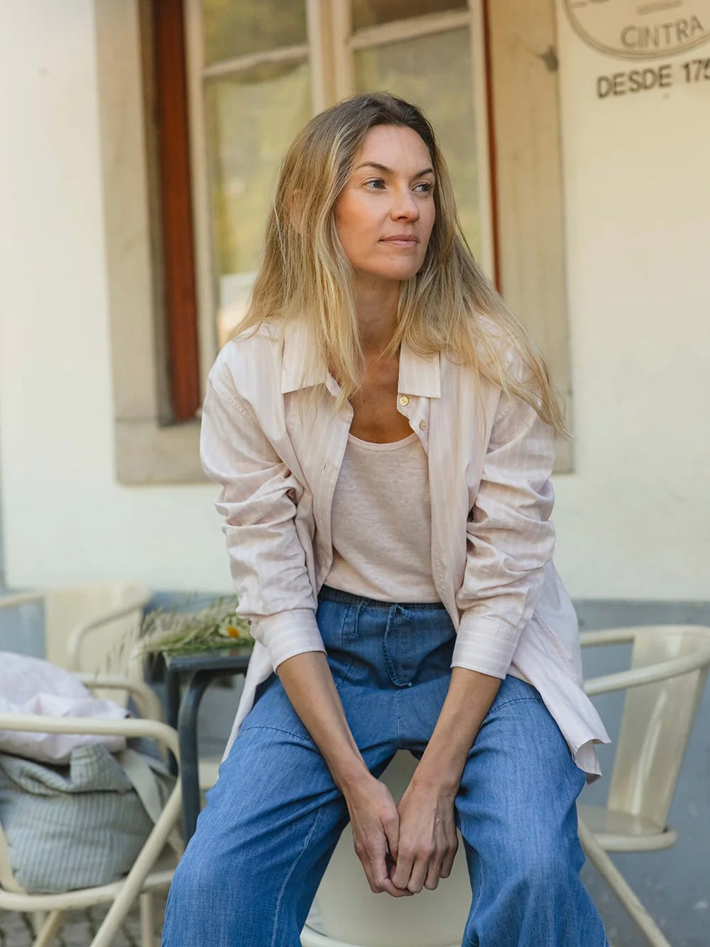 Hemdbluse Dagfrid Streifen, in 2 Farben