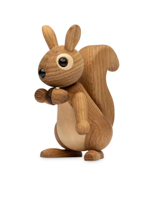 Holzfigur Eichhörnchen Hazel