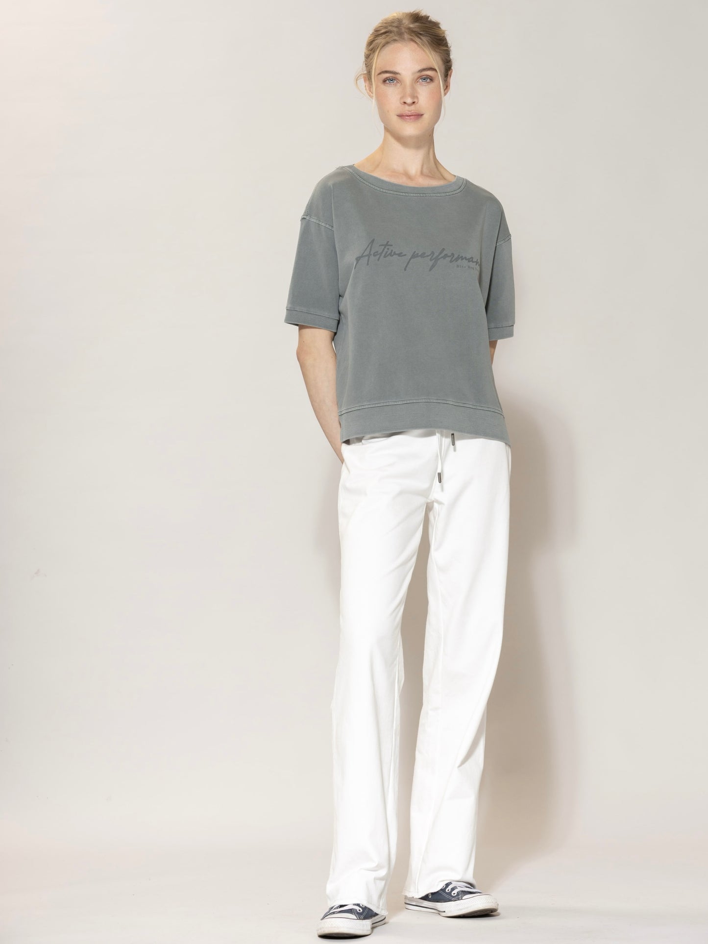 Sweathose June weiß