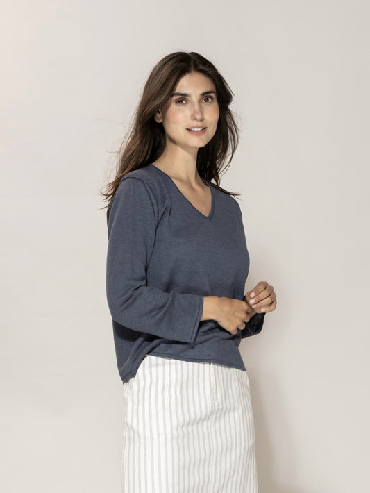 Leinenshirt Lea, in 2 Farben