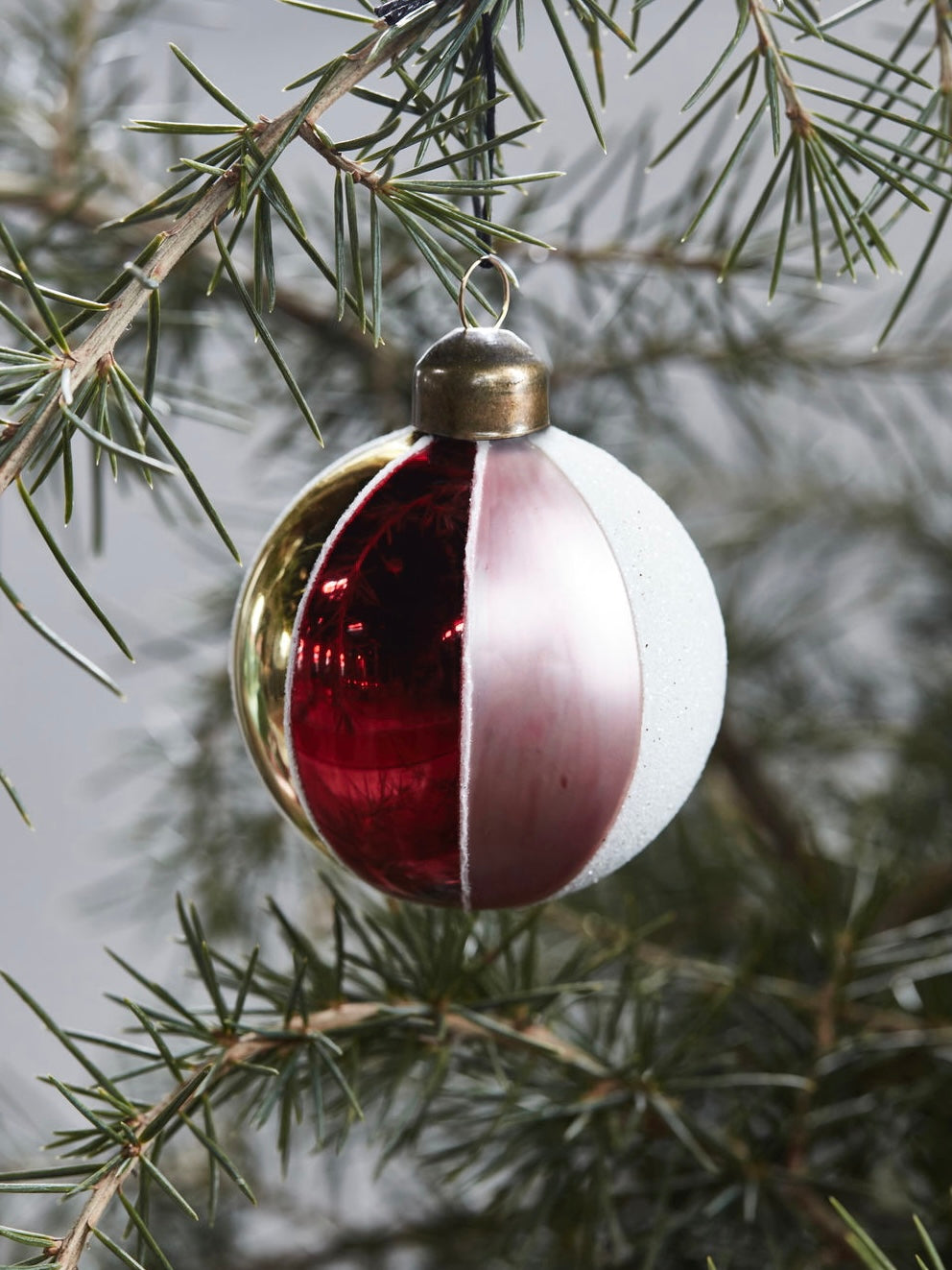 Weihnachtskugel HDCircus rot 6cm