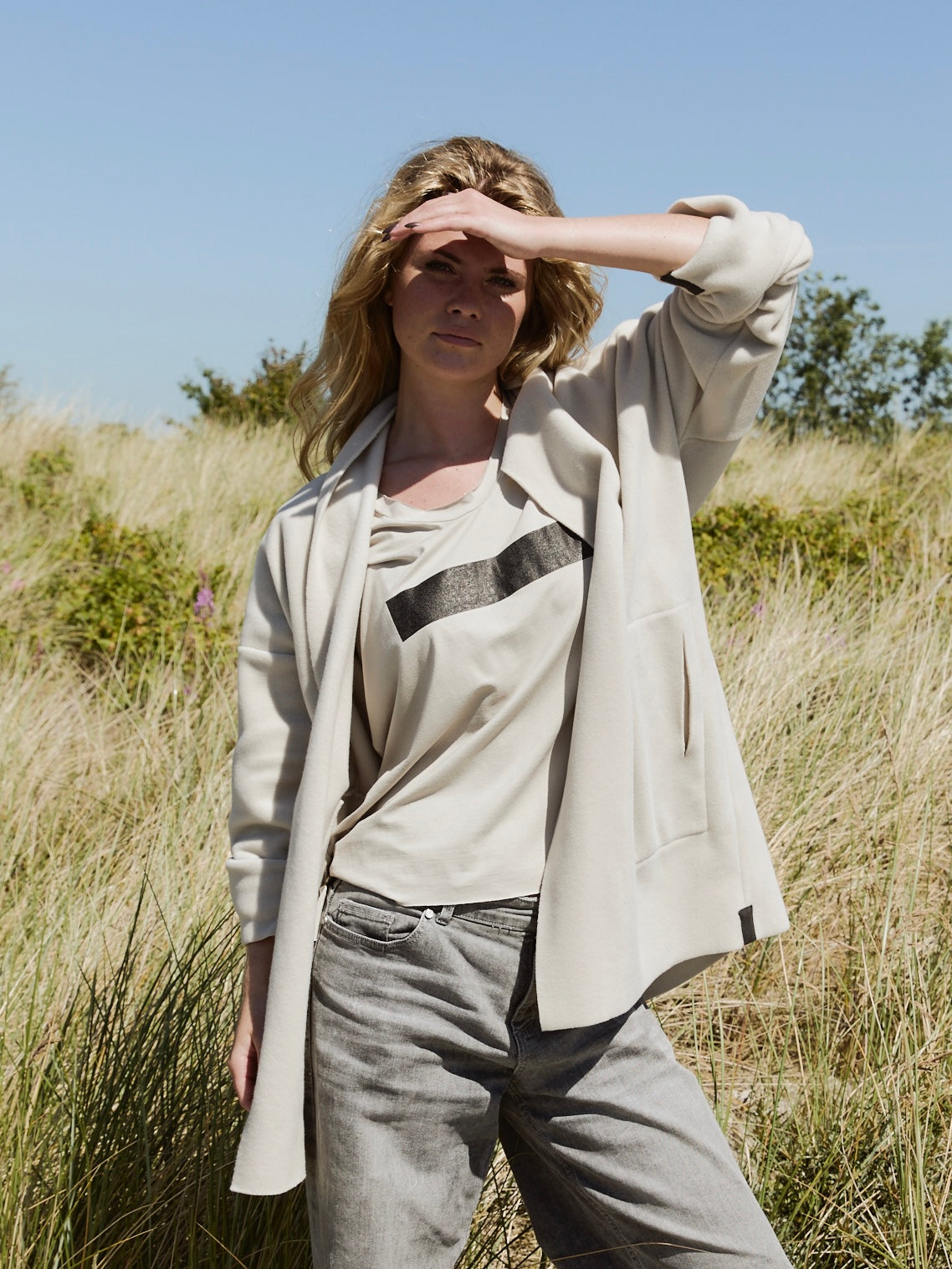 Fleece Cardigan 7173, in mehreren Farben