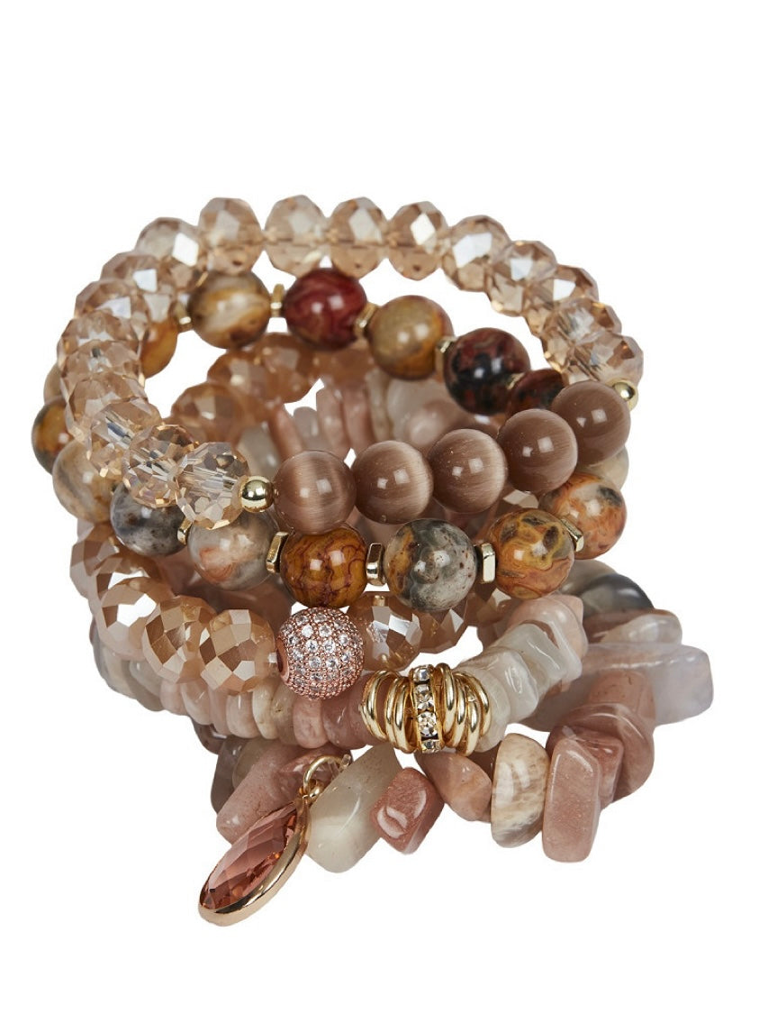 Armband Erin sand einzeln