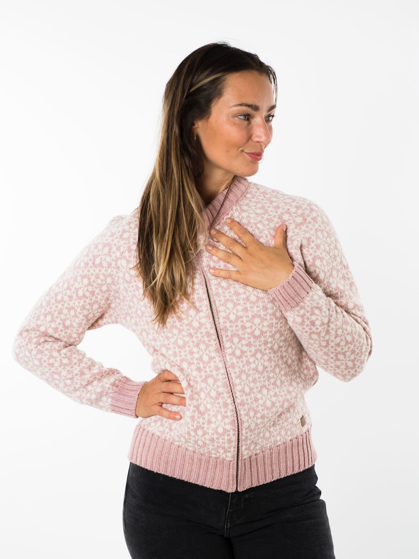 Fuza Wool Norweger Strickjacke Raven von Fuza Wool of Denmark auf thefjordhouse ...