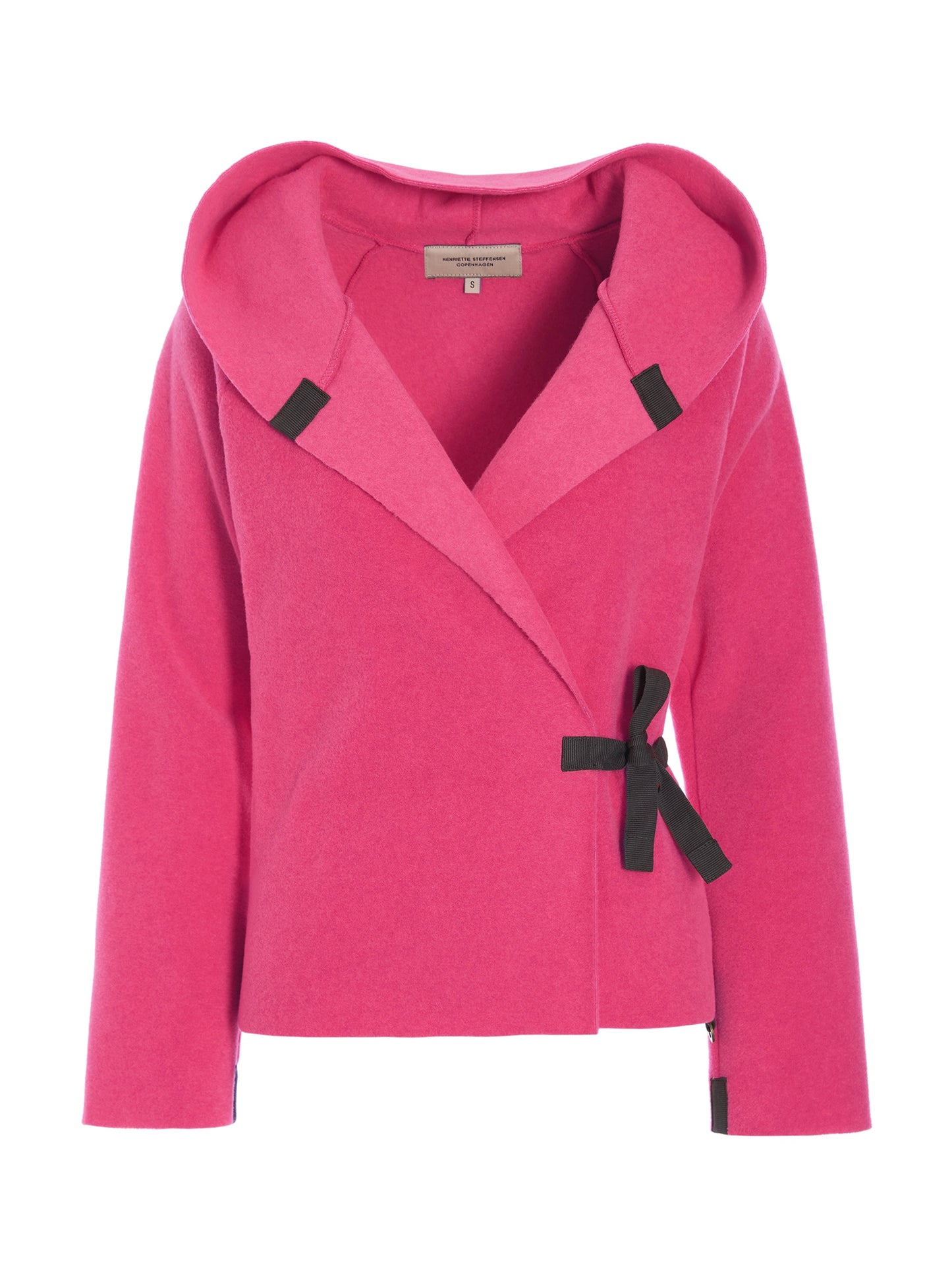 Fleece Wickeljacke WRAP 1009 mit Kapuze, in mehreren Farben