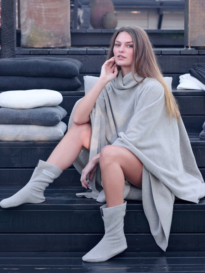 Fleece PONCHO 4081, in mehreren Farben