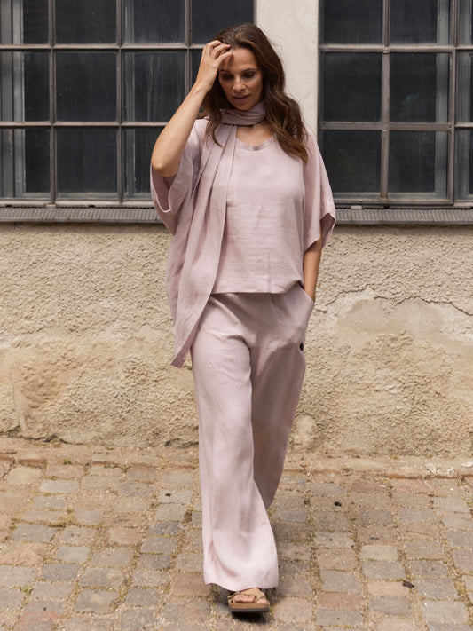 Shirt mit V-Ausschnitt 81003 nude