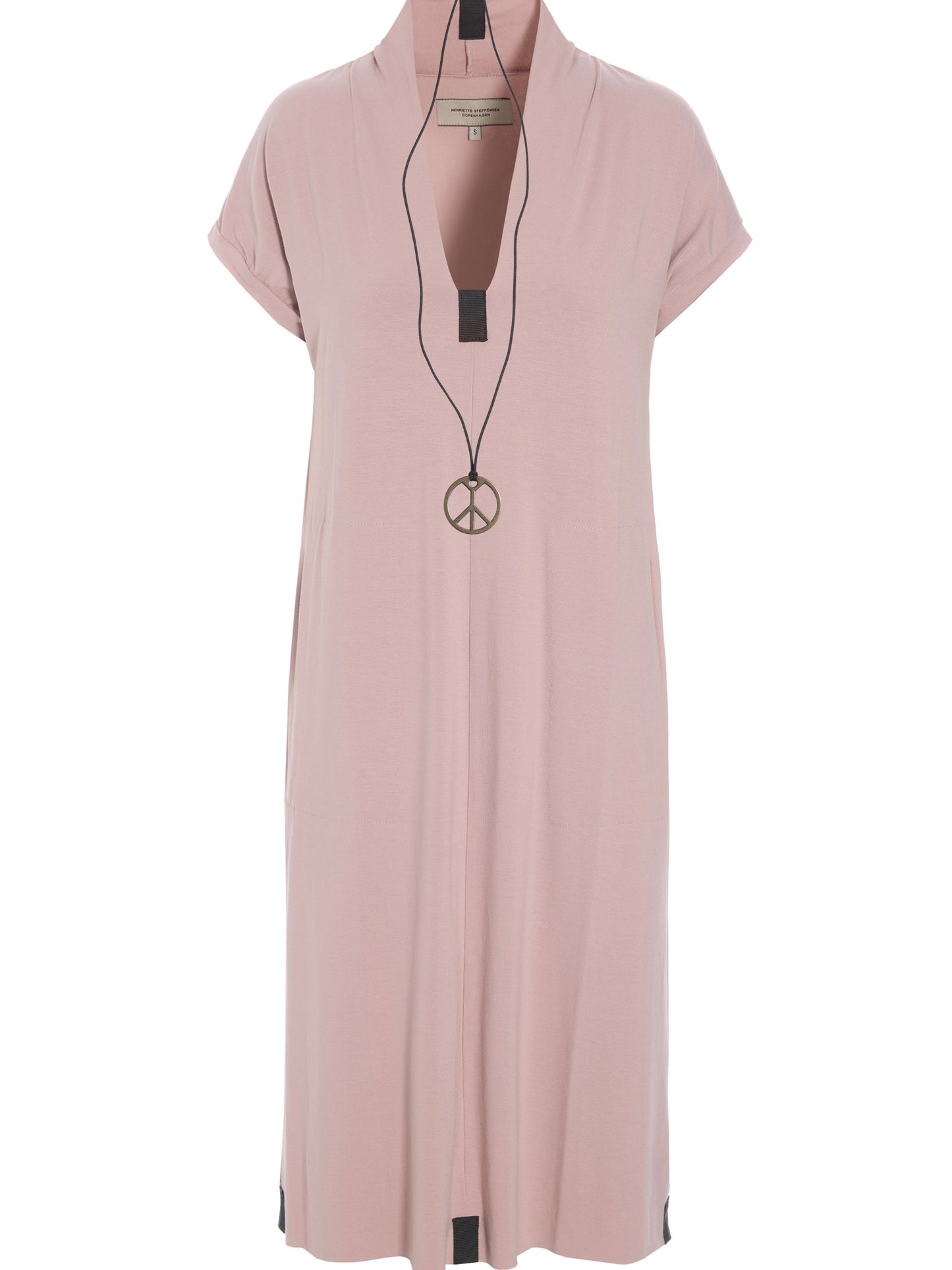 Jersey Kleid V-NECK 98068, in 2 Farben