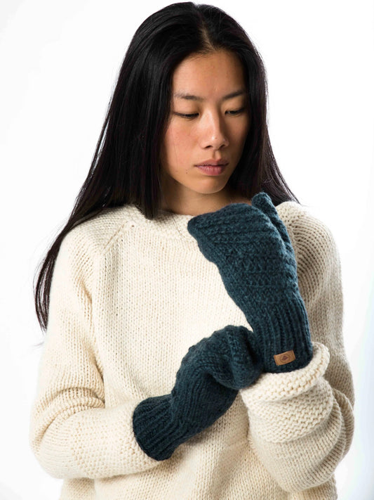 Strickfäustlinge Duchess indigo
