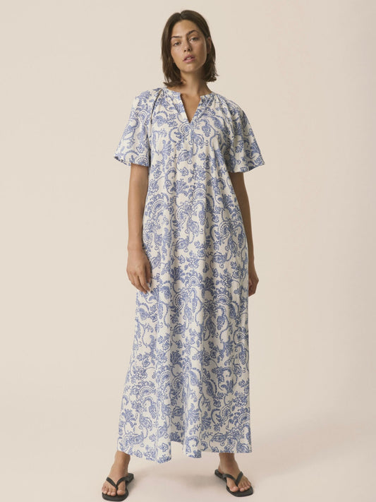 Sommerkleid Bentine PW blue Paisley