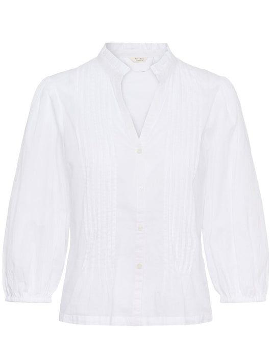 Blusenshirt Brith PW bright white