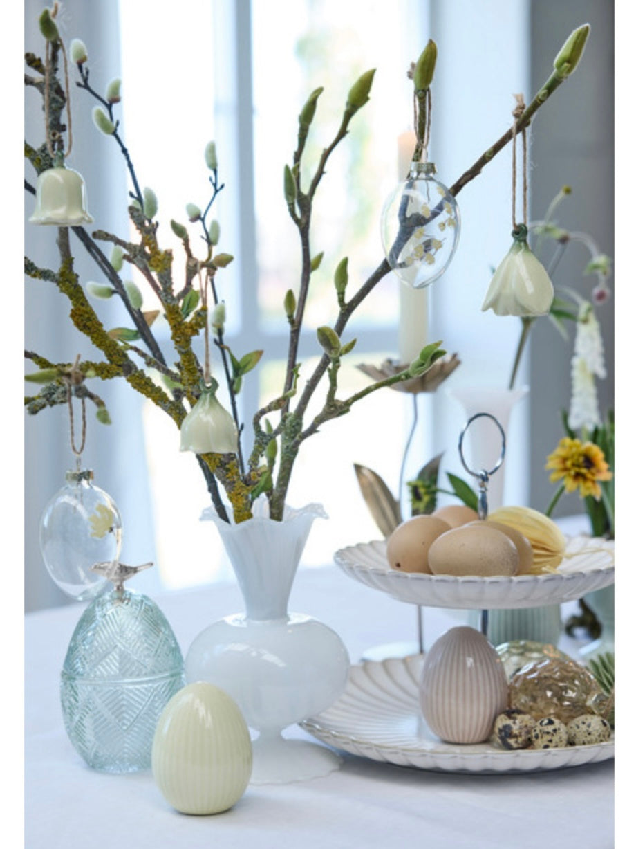 Deko Osterei Florisse gelb H7cm