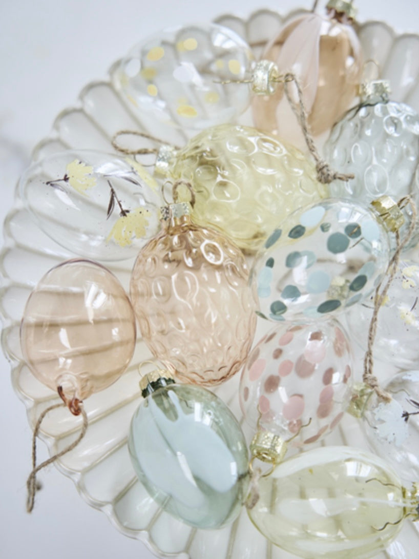 Deko Osterei Florisse gelb H7cm