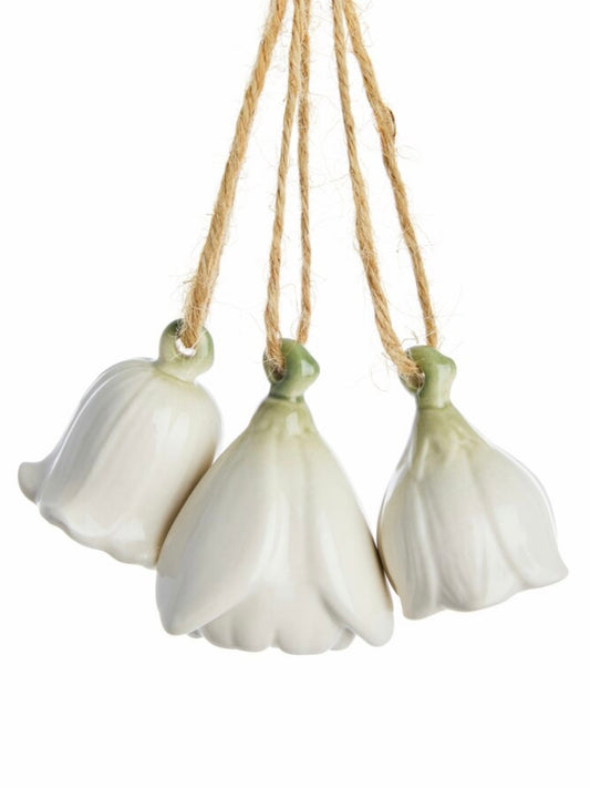 Deko-Anhänger Dehlia Keramik 3er Set, in 4 Farben