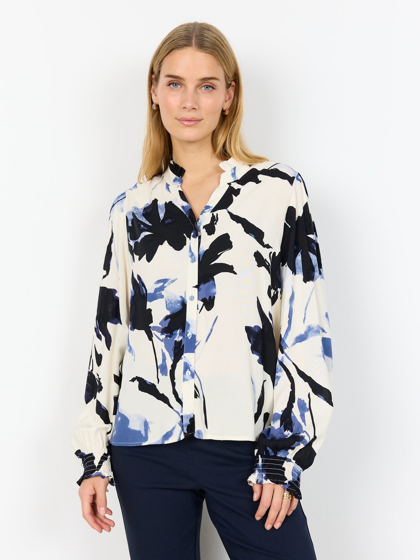 Bluse SC-Bene 1 navy/creme