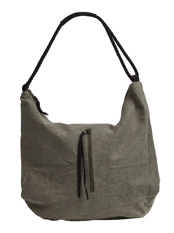 Schultertasche Laura khaki