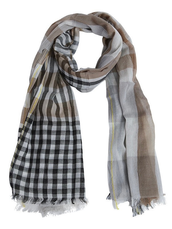 Modeschal Emma beige kariert