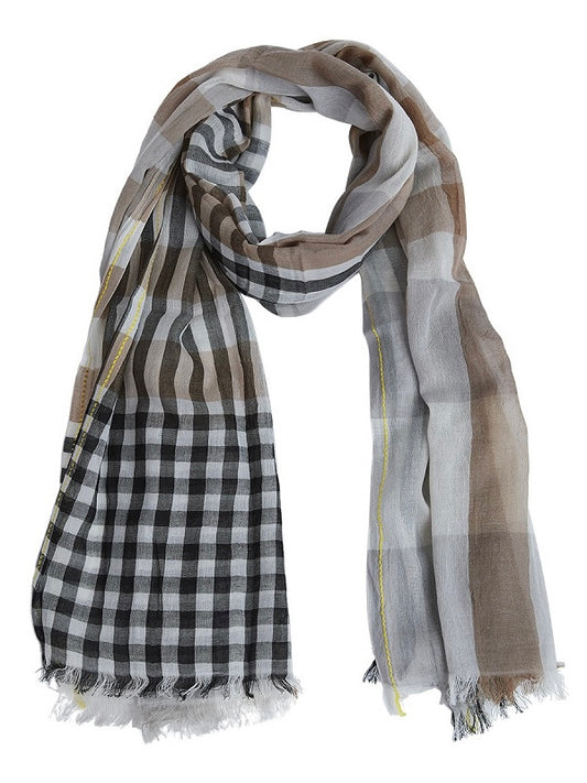 Modeschal Emma beige kariert